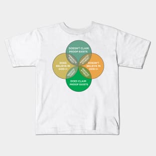 Atheism and Agnosticism are not mutually Exclusive Kids T-Shirt
